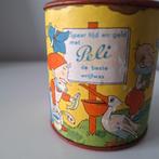 . Peli wrijfwas Spaarpot Vintage, Verzamelen, Ophalen of Verzenden, Zo goed als nieuw, Metaal of Blik, Overige thema's