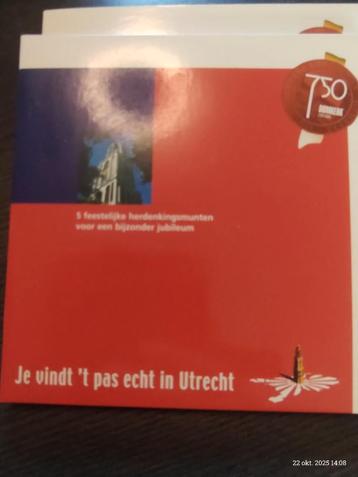 750 Jaar Domtoren Herdenkingsmunten Set beschikbaar voor biedingen