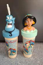 2x vintage 90s 3d grote drinkbeker Geest Jasmine van Aladdin, Ophalen of Verzenden
