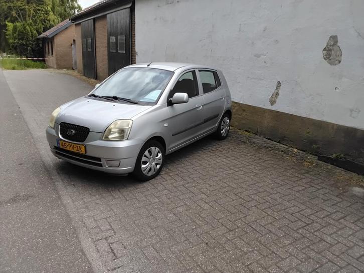 Kia Picanto 1.0 2004 Grijs, Auto's, Kia, Bedrijf, Picanto, ABS, Airbags, Elektrische ramen, Metallic lak, Radio, Benzine, B, Hatchback