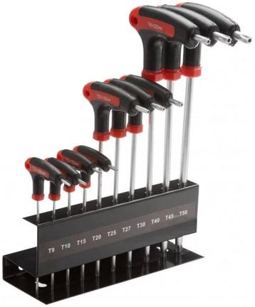 Torx set 10dlg. Rack T-grip. beschikbaar voor biedingen