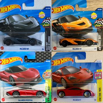 Hot Wheels McLaren Speedtail McLaren F1 McLaren W1 PER STUK beschikbaar voor biedingen
