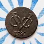 Mooie oude munt VOC duit West-Friesland 1787, Ophalen of Verzenden, Vóór koninkrijk, Overige waardes, Losse munt