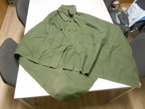 Poncho effen groen Nederlands leger (Ruim op voorraad), Verzamelen, Militaria | Algemeen, Landmacht, Nederland, Ophalen of Verzenden