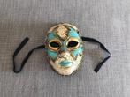 Venetiaans Masker Turquoise, Antiek en Kunst, Curiosa en Brocante, Ophalen of Verzenden