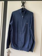 Heren vest van Gant M. Jeansblauw., Kleding | Heren, Truien en Vesten, Ophalen of Verzenden, Zo goed als nieuw, Blauw