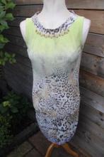 Jurk lime/ bruin Marccain mt 38/40 Vaste prijs OPRUIMING, Kleding | Dames, Maat 38/40 (M), Ophalen of Verzenden, Zo goed als nieuw