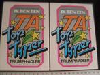 2x sticker ik ben een TA top typer triumph-adler logo, Ophalen of Verzenden, Zo goed als nieuw, Merk