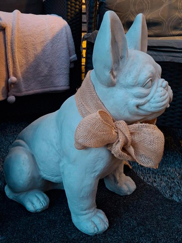 Franse Bulldog, Verzamelen, Beelden en Beeldjes, Zo goed als nieuw, Dier, Ophalen