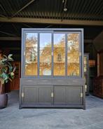 Teak Schoolkast | Vitrinekast | Servies | Buffetkast #1206, Huis en Inrichting, 200 cm of meer, 150 tot 200 cm, Ophalen of Verzenden