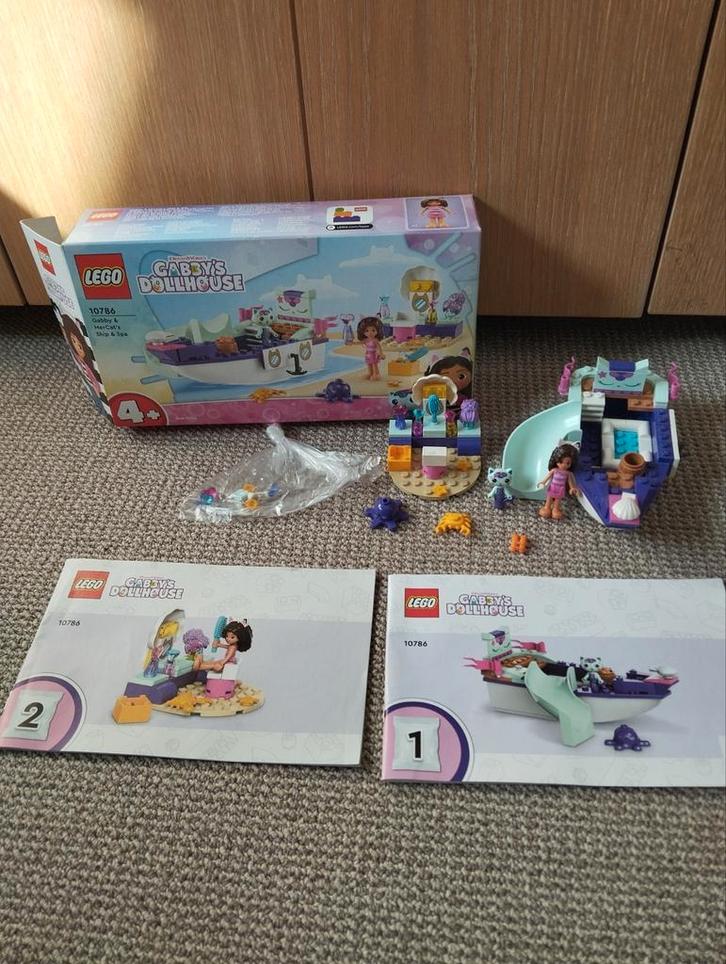 Lego Cabby's Dollhouse 10786 - Vertroetel schip van Gabby, Kinderen en Baby's, Speelgoed | Duplo en Lego, Zo goed als nieuw, Ophalen of Verzenden