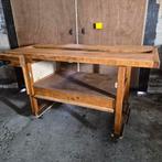 Nette, grote "de Beuk" werkbank, Ophalen, Gebruikt, Bankschroef