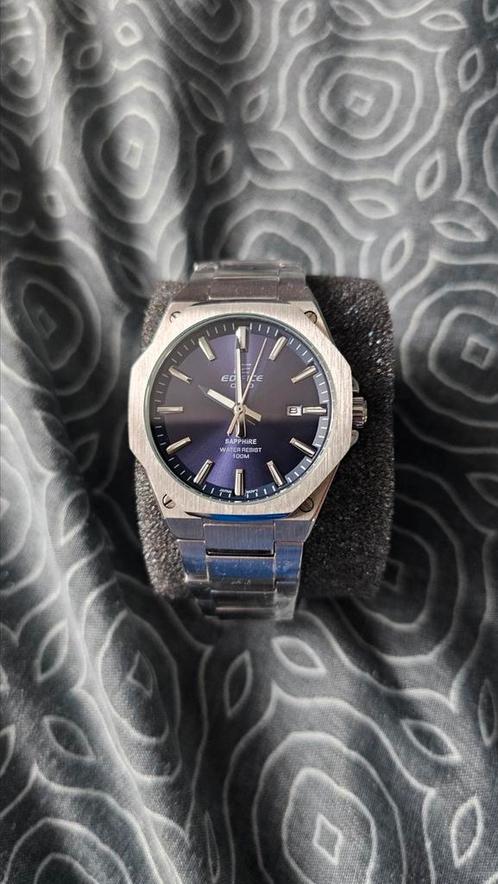 Casio Edifice, Sieraden, Tassen en Uiterlijk, Horloges | Heren, Zo goed als nieuw, Casio, Staal, Verzenden