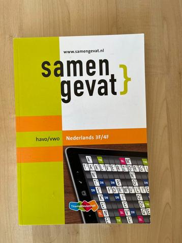 Havo/VWO Samengevat Nederlands 3F/4F beschikbaar voor biedingen
