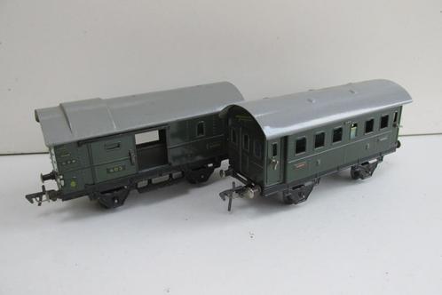 FLEISCHMANN  spoor 0 wagons 402 en 403 in zeer mooie staat, Hobby en Vrije tijd, Modeltreinen | Overige schalen, Zo goed als nieuw