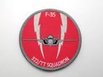Patch RNLAF F-35 322/TT Squadron, Verzamelen, Militaria | Algemeen, Verzenden, Luchtmacht, Nederland, Embleem of Badge