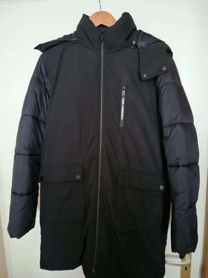 Karl Lagerfeld winter jas parka zwart S, Kleding | Dames, Jassen | Winter, Nieuw, Maat 36 (S), Zwart, Ophalen of Verzenden