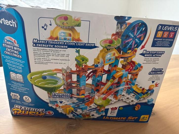 Vtech Knikkerbaan Marble Rush Ultimate XL100E, Kinderen en Baby's, Speelgoed | Bouwstenen, Zo goed als nieuw, Overige merken, Ophalen of Verzenden