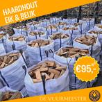 OVENDROOG Haardhout Eik & Beuk HARDHOUT Kachelhout/Brandhout, Tuin en Terras, Haardhout, 6 m³ of meer, Ophalen of Verzenden, Eikenhout