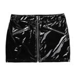 Wetlook mini rokje met rits leren lak zwart dames rok sexy, Kleding | Dames, Rokken, Verzenden, Nieuw, Zwart, Boven de knie