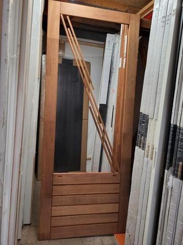 93x231,5cm buitendeur achterdeur hardhout BW66 beschikbaar voor biedingen