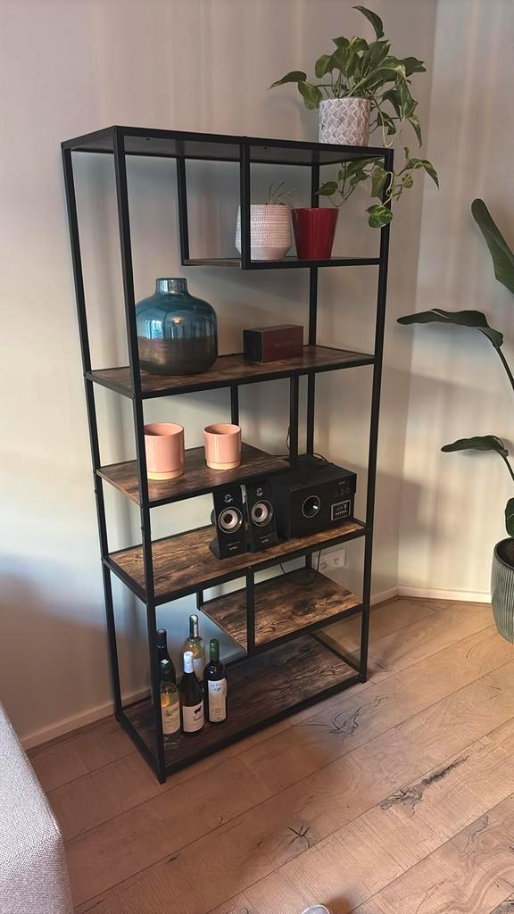 Mooie open stellingkast - 82x175x34 cm, Huis en Inrichting, Kasten | Boekenkasten, Gebruikt, 50 tot 100 cm, 150 tot 200 cm, 25 tot 50 cm