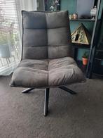 Draaifauteuil antraciet, Huis en Inrichting, Fauteuils, Ophalen, Gebruikt, Minder dan 75 cm, 50 tot 75 cm