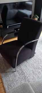 ZGAN Woood Halifax fauteuil antraciet, Ophalen, Nieuw, 75 tot 100 cm, 50 tot 75 cm