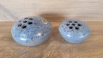 2 Rozenstekers van Rhoda, Huis en Inrichting, Woonaccessoires | Vazen, Blauw, Ophalen of Verzenden, Zo goed als nieuw, Onbekend