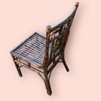 Vintage Chippendale  bamboe  eetkamerstoelen Chinoiserie, Ophalen, Bruin, Huysmans, Huysmans Doorwerth