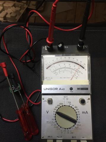 Vintage Analoog multimeter(professional)Unigor A43 beschikbaar voor biedingen