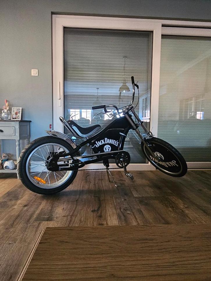 Unieke beach cruiser JACK DANIELS!, Fietsen en Brommers, Fietsen | Cruisers en Lowriders, Zo goed als nieuw, Heren, Cruiser, Staal