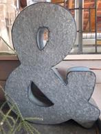 Groot zinken &-teken, Huis en Inrichting, Ophalen, Zo goed als nieuw