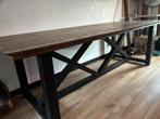 Eettafel 240x100 cm, Huis en Inrichting, Tafels | Eettafels, Ophalen, Gebruikt, Eikenhout, 200 cm of meer