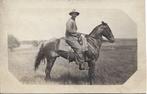 Fotokaart Ruiter te paard., Verzenden, 1920 tot 1940, Ongelopen, Overig Europa