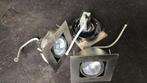 Gebruikte inbouwplafondspots halogeen, Gebruikt, Metaal of Aluminium, Halogeen, Ophalen of Verzenden
