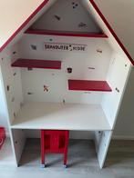 Houten bureau brandweerhuis, Huis en Inrichting, Bureaus, Ophalen, Zo goed als nieuw