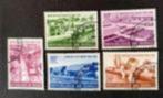 Guinee 051009 bouw waterleiding, Postzegels en Munten, Postzegels | Afrika, Guinee, Verzenden, Gestempeld