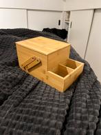 Houten Opbergdoos / Sieradendoos, Huis en Inrichting, Minder dan 50 cm, Eikenhout, Minder dan 50 cm, Ophalen of Verzenden