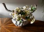 Tulpenvaas incl. decoratie, Ophalen, Zo goed als nieuw, Glas, Minder dan 50 cm