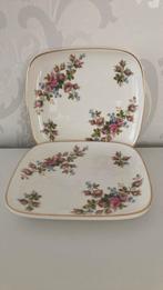 Royal Albert Moss Rose - set van 2 vierkante schaaltjes, Ophalen of Verzenden
