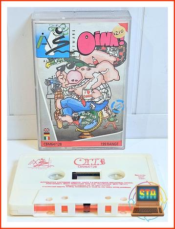 Oink! Commodore 64 C64 Cassette Game Alternative Software beschikbaar voor biedingen
