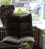 Velours Groene Draaistoel - Rookvrij, Huis en Inrichting, Stoelen, Ophalen, Overige kleuren, Zo goed als nieuw, Metaal