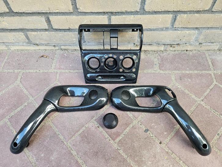 Irmscher Carbon interieurinleg set Opel Tigra A / Corsa B, Auto diversen, Auto-accessoires, Zo goed als nieuw, Ophalen of Verzenden