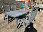 Tuinset compleet met kussens, Tuin en Terras, Tuinsets en Loungesets, Ophalen, 4 zitplaatsen, Kunststof, Gebruikt