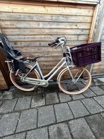 Gazelle Heavy Duty Damesfiets 54cm + Urban Iki Achterzitje, Ophalen, 53 tot 56 cm, Versnellingen, Zo goed als nieuw