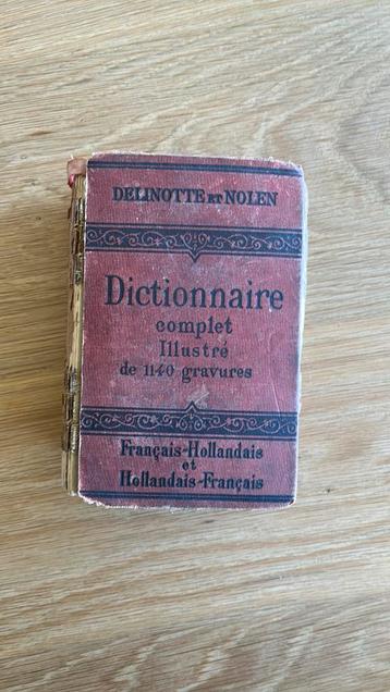 Woordenboek Français hollandais et hollandais français beschikbaar voor biedingen