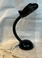 Vintage retro bureau lamp met vliegtuig zwart buigzaam, Huis en Inrichting, Lampen | Tafellampen, Gebruikt, Onbekend, Ophalen of Verzenden