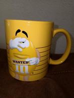 Yellow M&M wanted beker / mok, vinted, 2013., Ophalen of Verzenden, Zo goed als nieuw, Gebruiksvoorwerp
