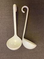 Twee sauslepels, Ophalen of Verzenden, Zo goed als nieuw, Kunststof, Los bestek